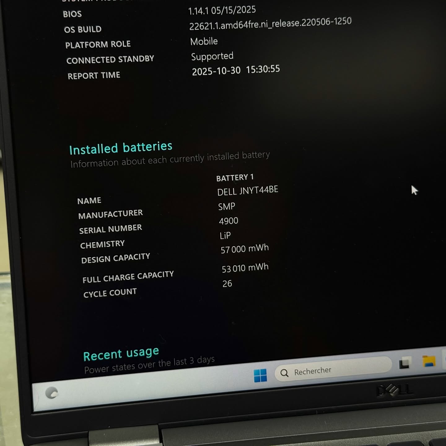 DELL LATITUDE 7450 Tactile / ULTRA 7 165H / 32GO DDR5 / 512SSD / 14 » FHD+ Tactile – Image 9