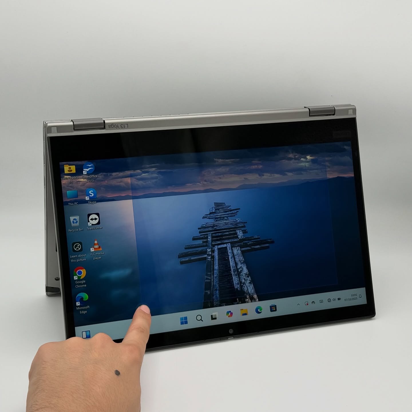 LENOVO THINKPAD L13 YOGA Avec STYLET Convertible / 10th i5-10210U / 8Go DDR4 / 256SSD / 13.3” FHD Tactile – Image 3