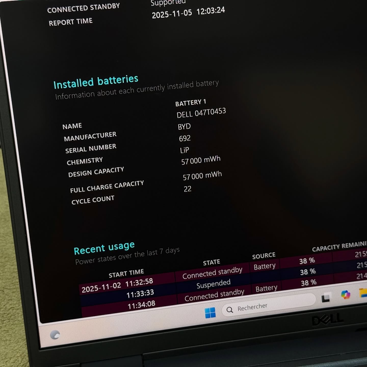 DELL LATITUDE 7350 / ULTRA 7 165U / 32Go DDR5 / 512SSD / 13,3“ FHD+ – Image 10