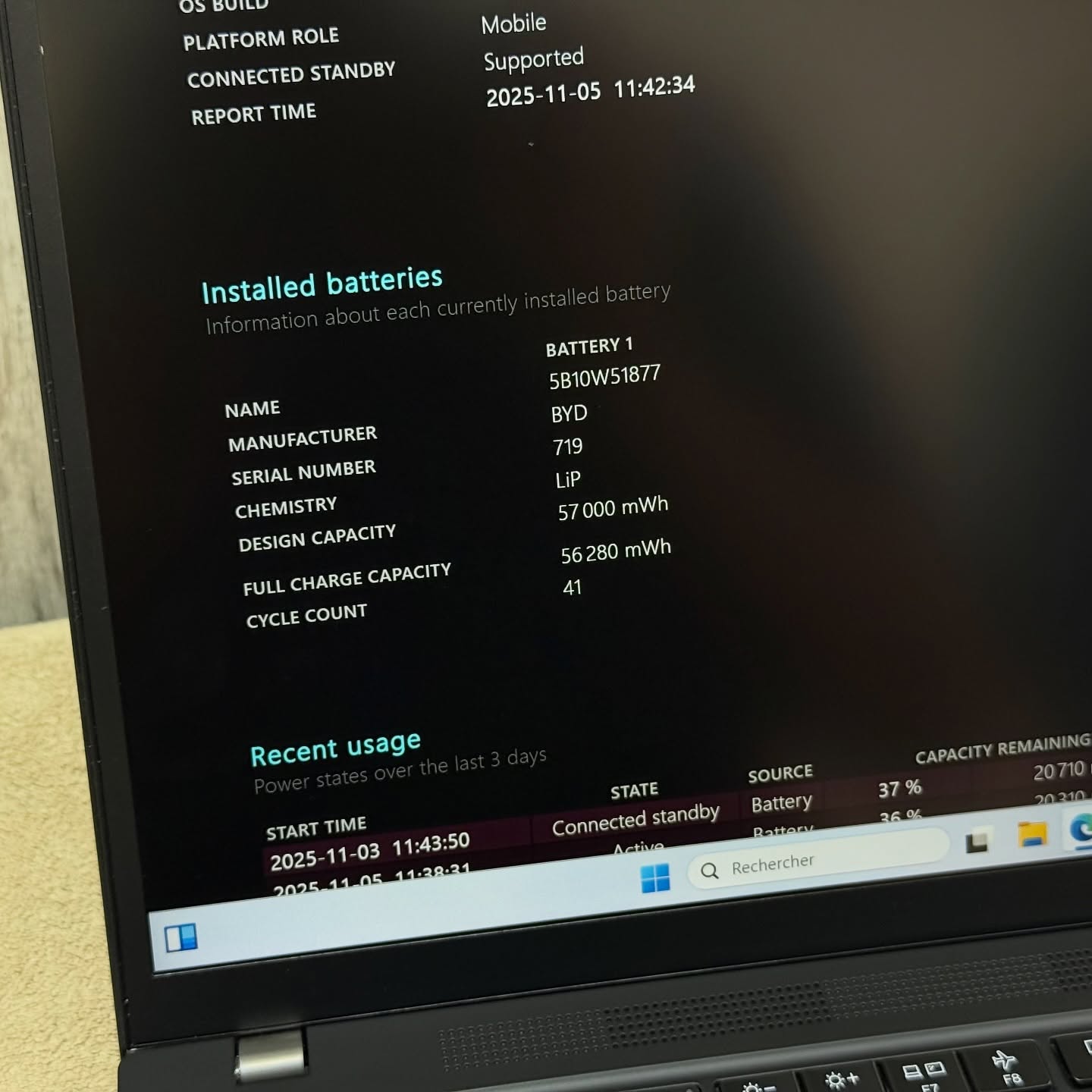 LENOVO THINKPAD T14s / 13th I7-1335U / 16GO DDR5 / 512Go / 14 » FHD+ – Image 10