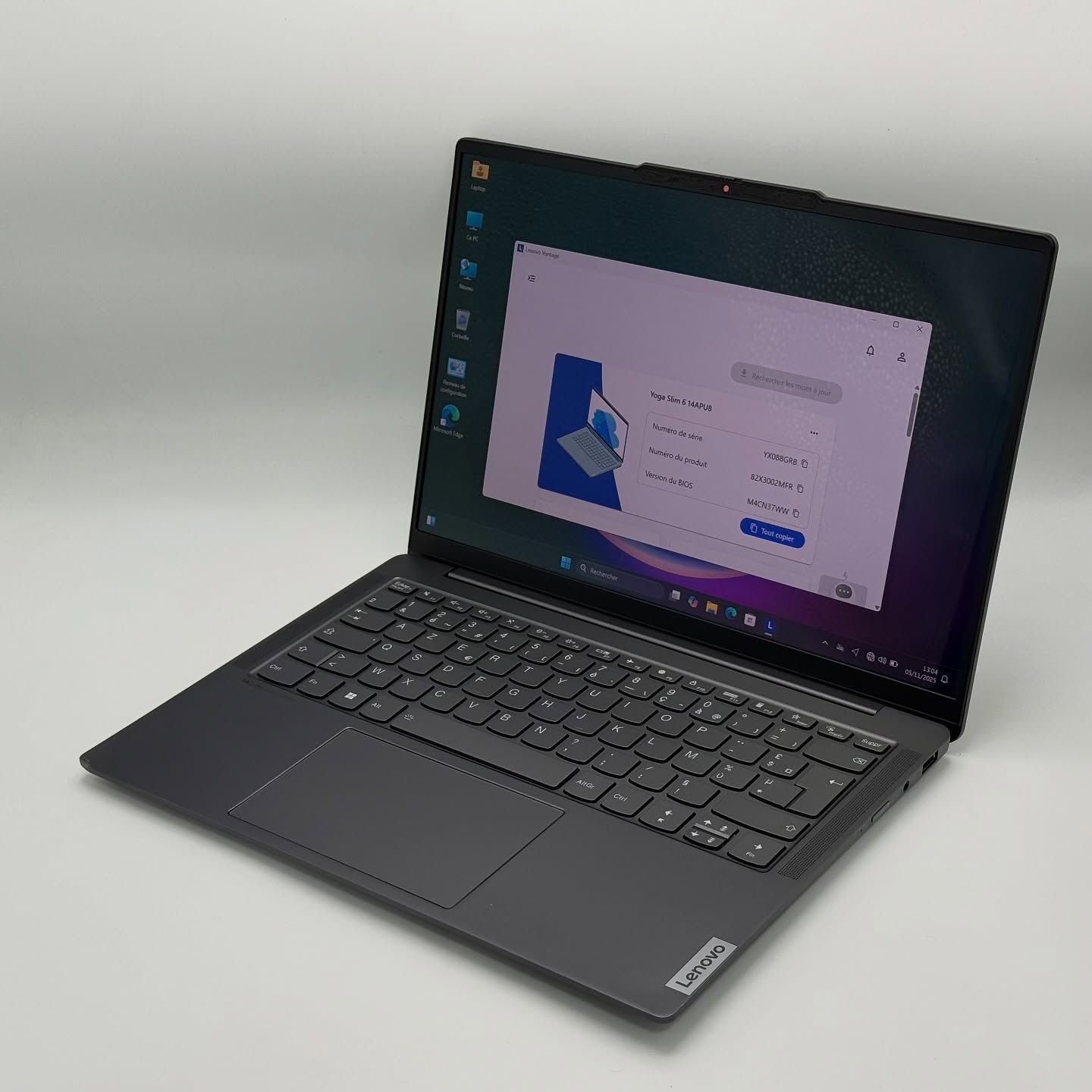 LENOVO SLIM YOGA 6 / RYZEN 7 7840U / 16Go DDR5 / 1To SSD / 14” FHD+ OLED – Image 2