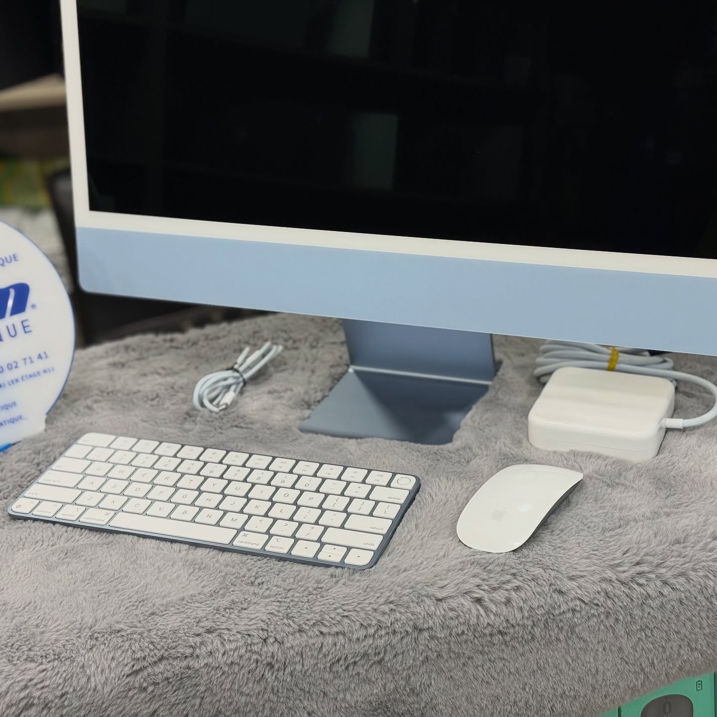 APPLE IMAC 2023 / M3 / 8GO / 256Go SSD / 24” 4.5k / GPU M3 / AVEC SOURIS - CLAVIER – Image 2