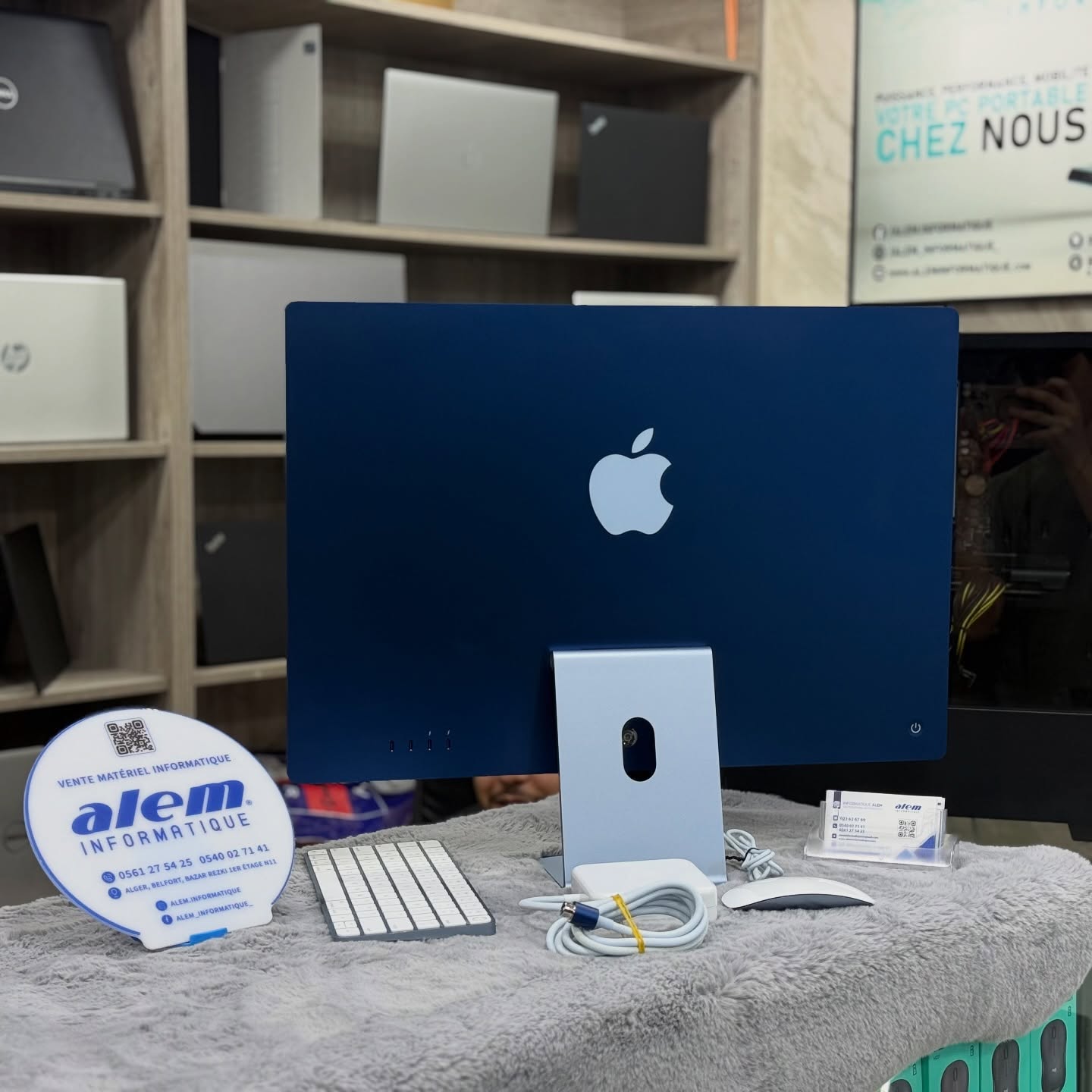 APPLE IMAC 2023 / M3 / 8GO / 256Go SSD / 24” 4.5k / GPU M3 / AVEC SOURIS - CLAVIER – Image 5