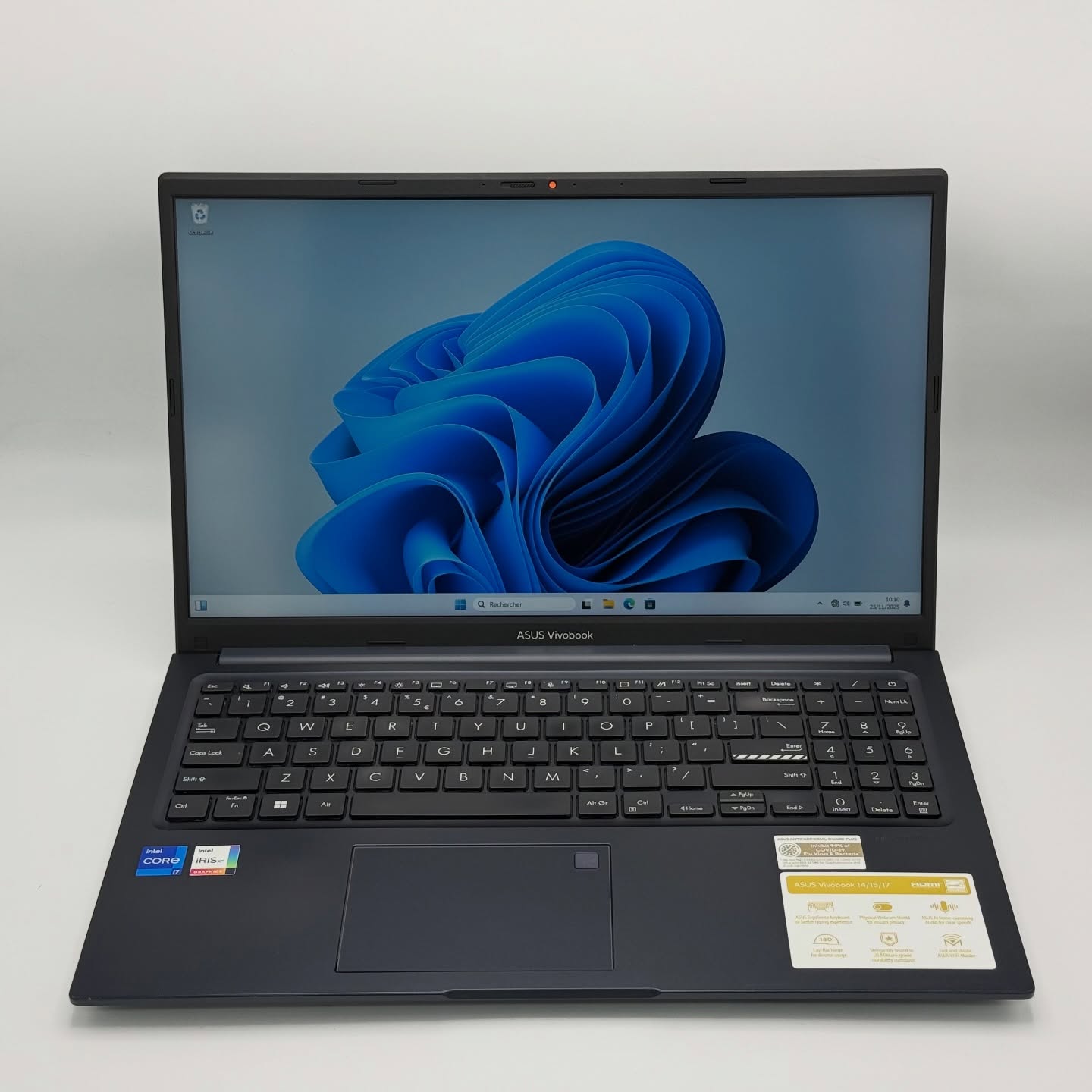 ASUS VIVOBOOK 15 / 12th i7-1255U / 16Go DDR4 / 256GO SSD / 15.6” FHD