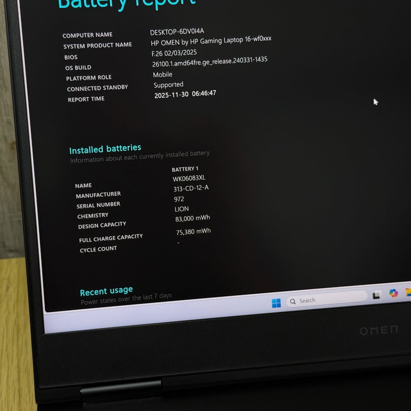 HP OMEN 16 / 13th I9-13900HX / 16Go DDR5 / 1To SSD / NVIDIA RTX 4060 8Go / 16” QHD 240Hz – Image 10