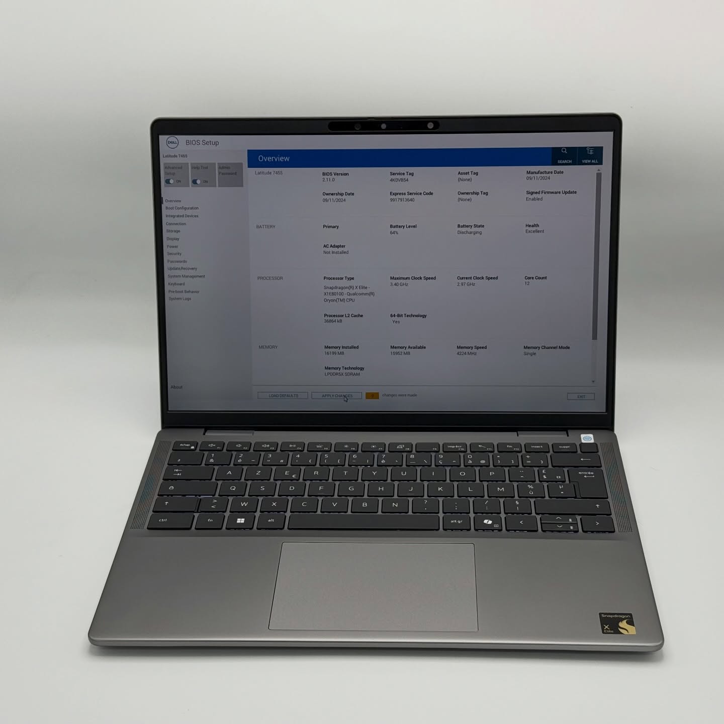 DELL LATITUDE 7455 - Snapdragon X Elite - Neuf