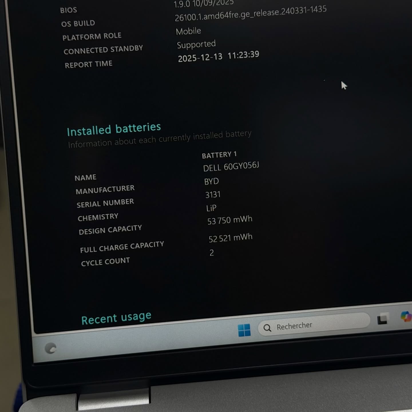 Dell Pro 14 – Ultra 5 235U / 32Go DDR5 / 256Go SSD NVMe / 14″ – Image 10