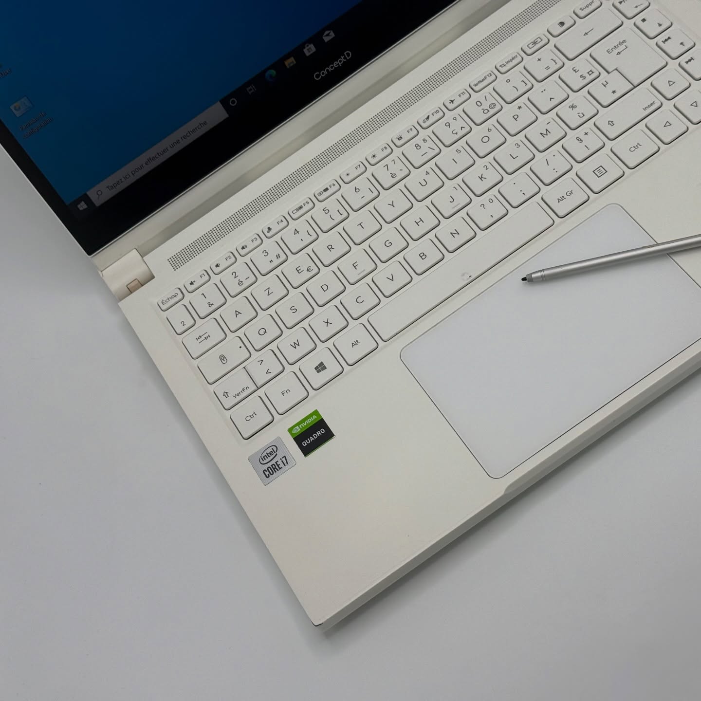Acer Concept CC14-72P – i7-10750H / 16 Go DDR4 / 512 Go SSD NVMe / Quadro T1000 4 Go + Intel UHD + écran tactile 14” Avec Stylet – Image 9