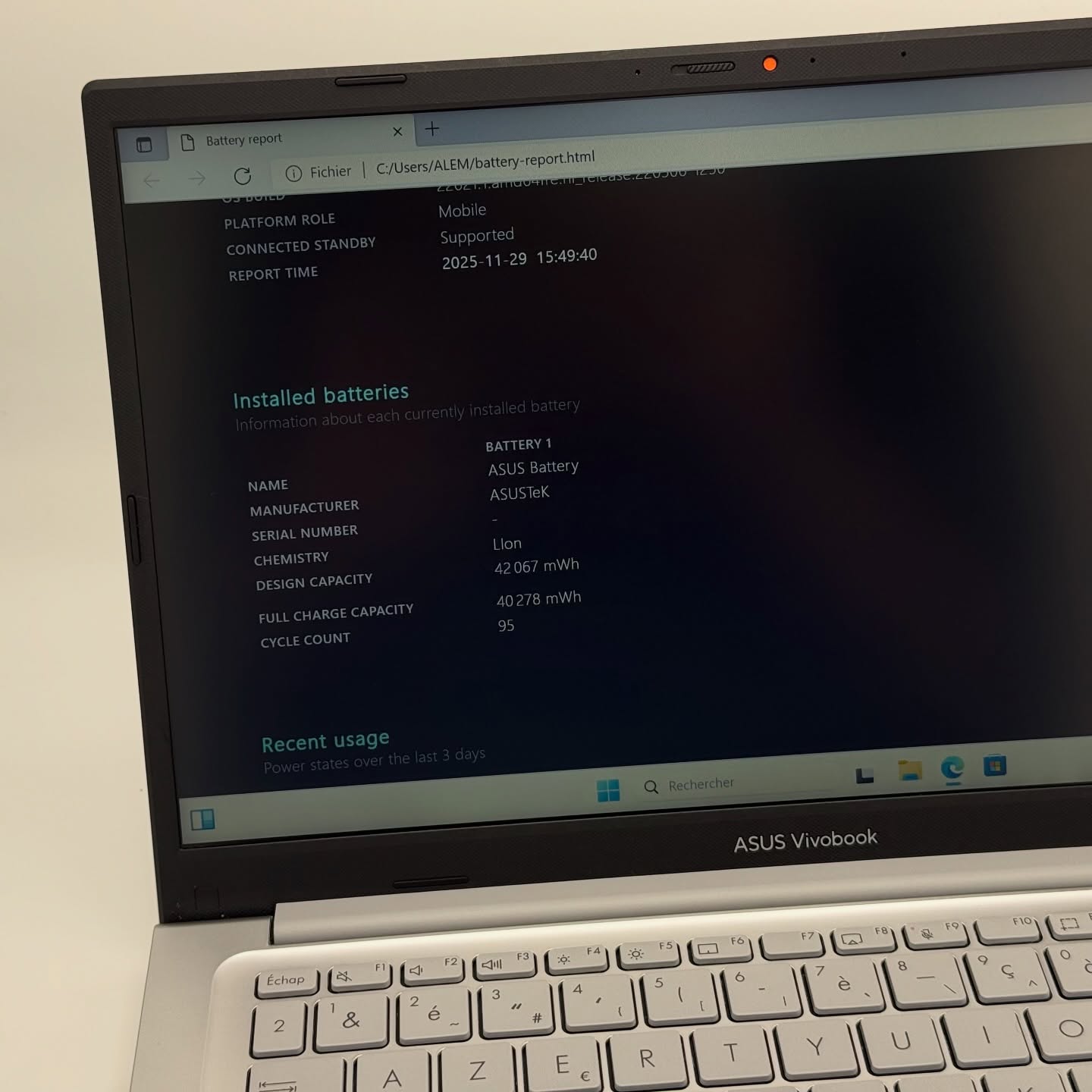 ASUS Vivobook X1404Z – i5-1235U / 16 Go DDR4 / 512 Go SSD NVMe / 14″ FHD – Image 6