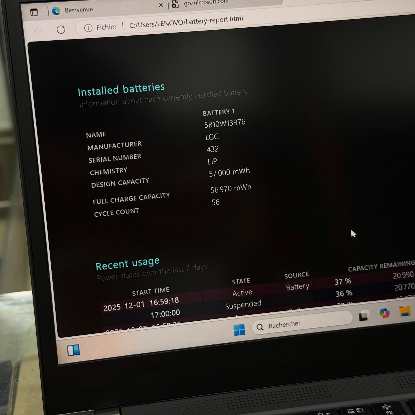 Lenovo ThinkPad T14s Gen 2 – i7-1185G7 / 16 Go DDR4X / 256 Go SSD NVMe / 14″ FHD – Image 10