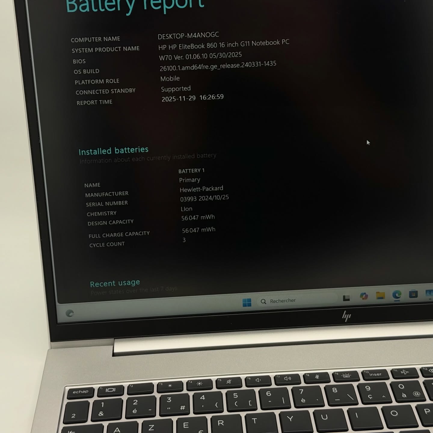 HP ELITEBOOK 860 G11 – Ultra 5 125U – 16” FHD+ – État Neuf – Image 10