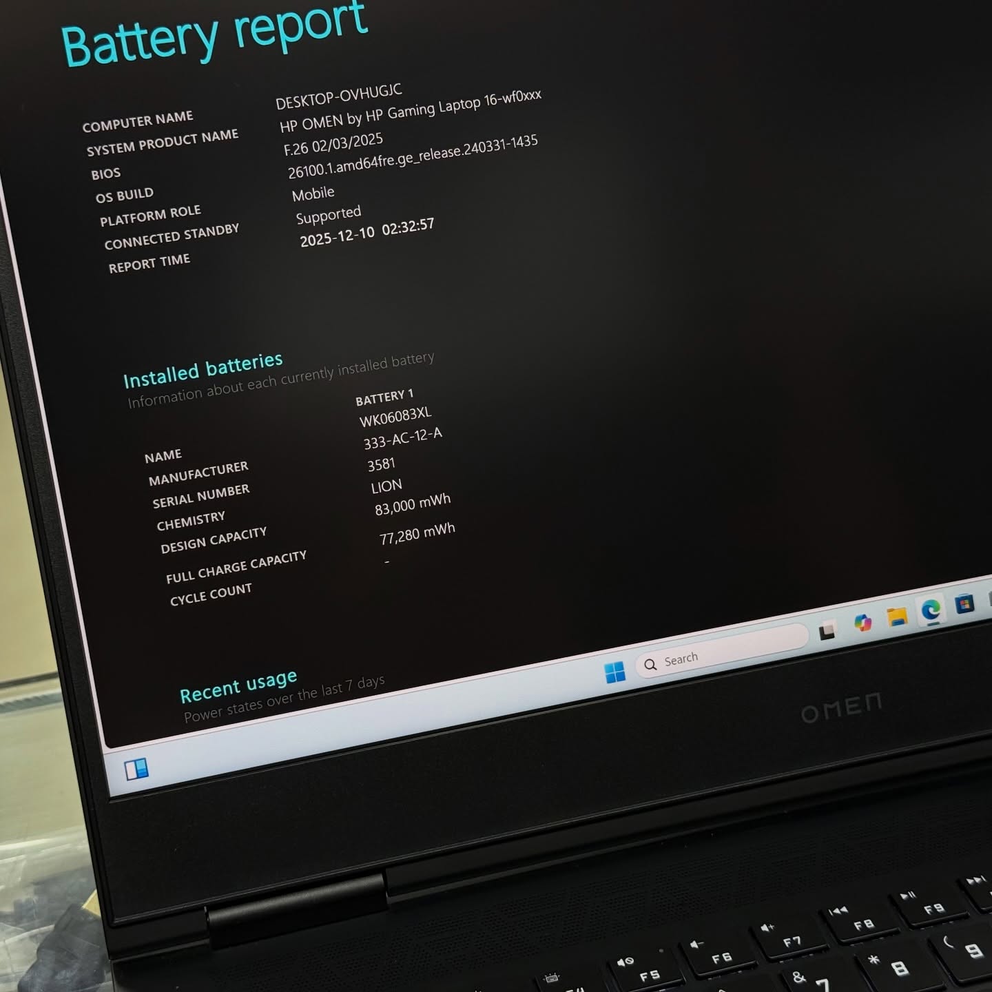 HP OMEN 16 – i9-13900HX / 16Go DDR5 / 1To SSD / RTX 4060 / 16″ QHD 240Hz – Image 10