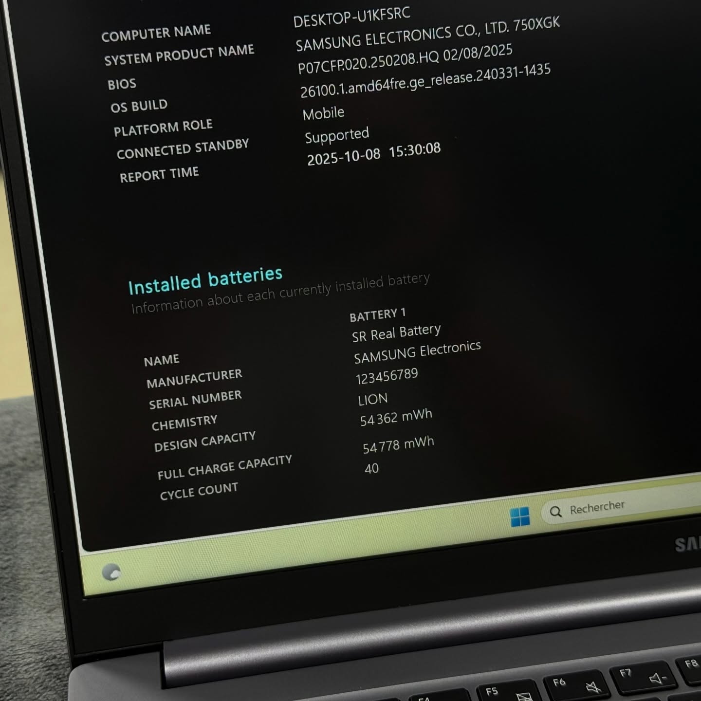 Samsung Galaxy Book 4 – i5-1335U / 8Go DDR4X / 512Go SSD / 15.6″ FHD – Image 10