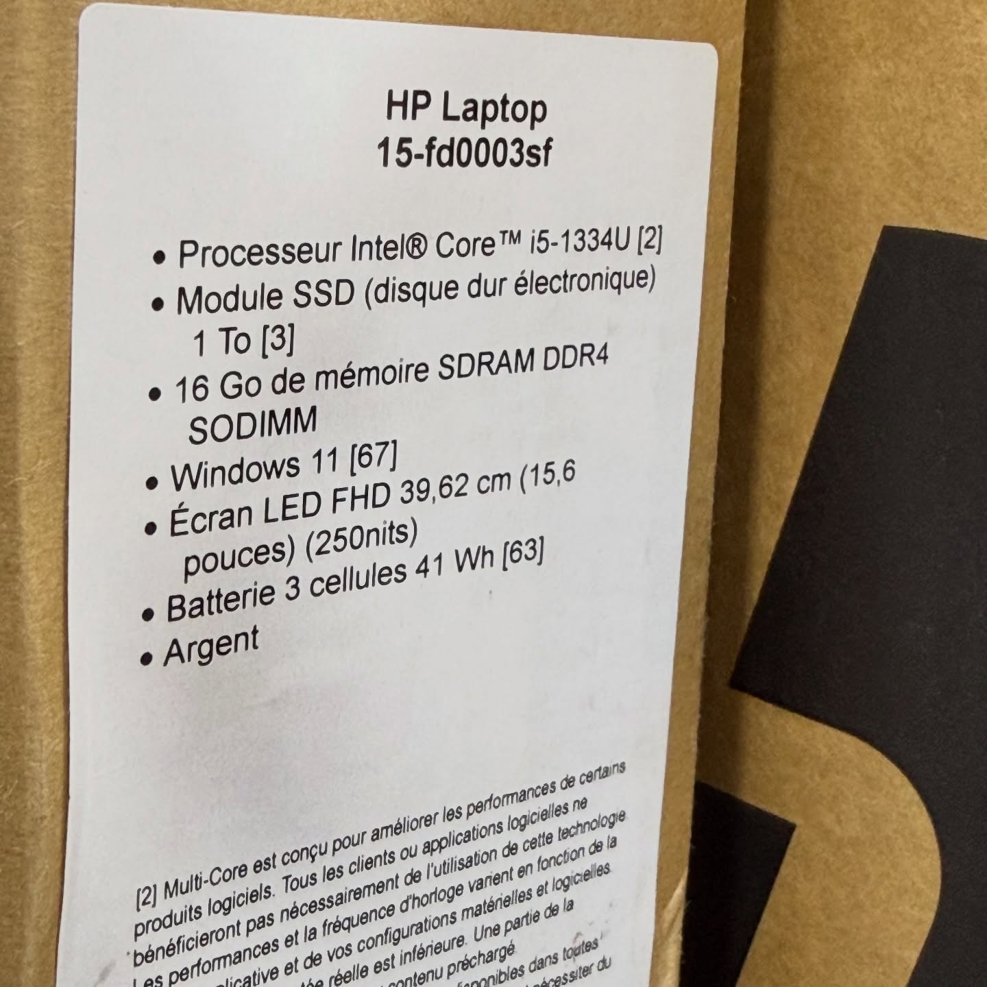 HP Laptop 15-fd0003sf – i5-1334U / 16Go / 1To SSD / 15.6″ FHD – Image 9
